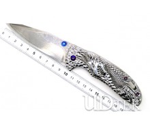 Folding knife with stainless steel handle UD17063